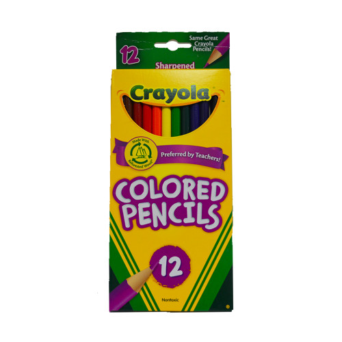 Crayola Colored Pencils 12 ct. (002-CR684012) Case Price $46.80/1.95 ...