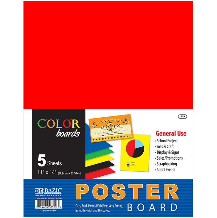 Pure Mantre Xnxx - 11â€³ X 14â€³ Multi Color Poster Board (5/Pack) (002-529) | Backpack Gear, Inc