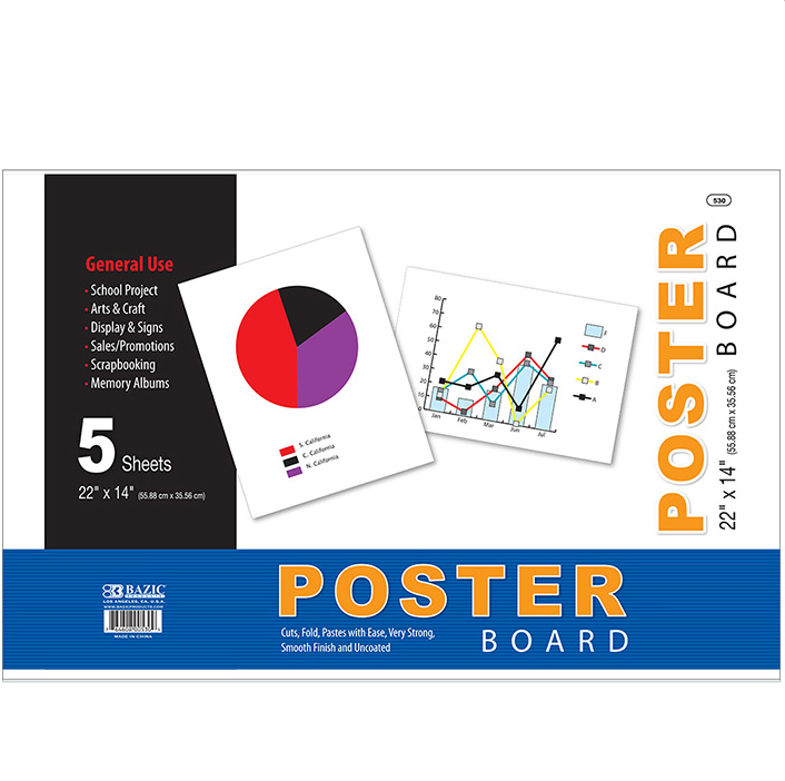 11 x 14 Posterboard 5 pack