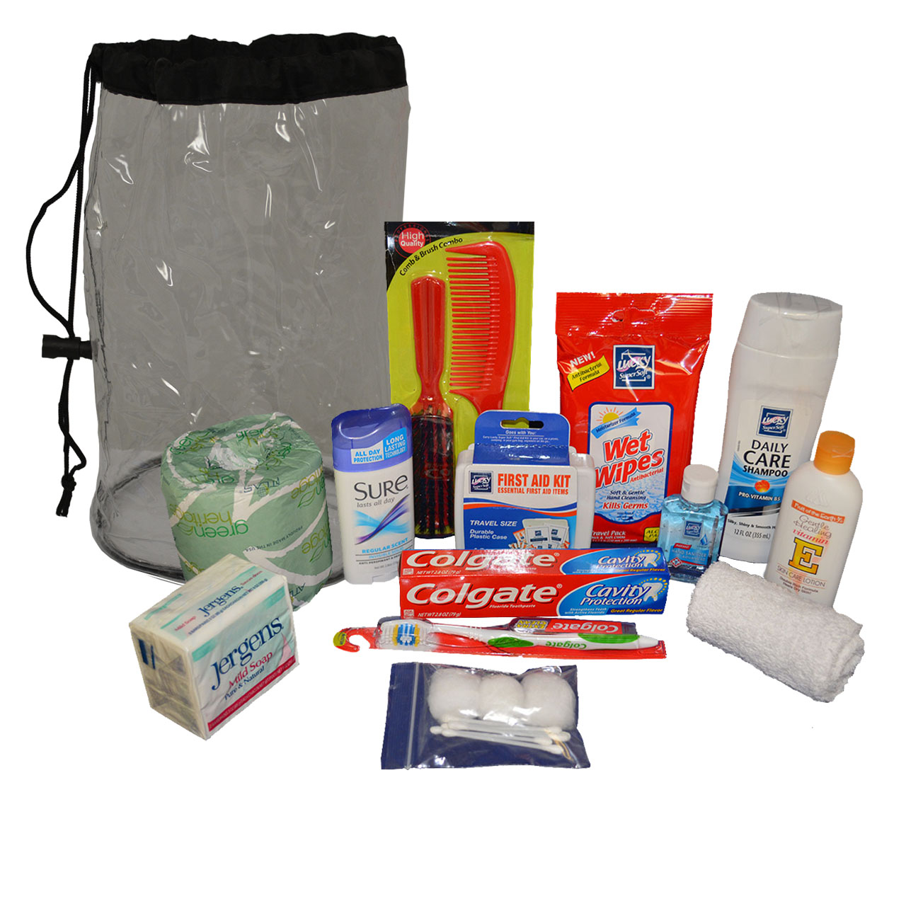 Desigualdad En realidad Practicar senderismo Deluxe Personal Hygiene Kit (003-PHK008) | Backpack Gear, Inc