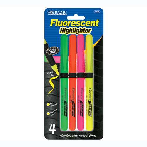 Highlighter Pens 4 Pack