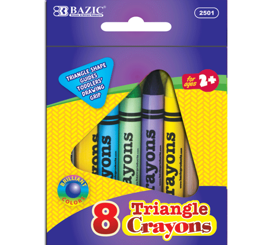 Jumbo Crayons 8pk (002-2501)