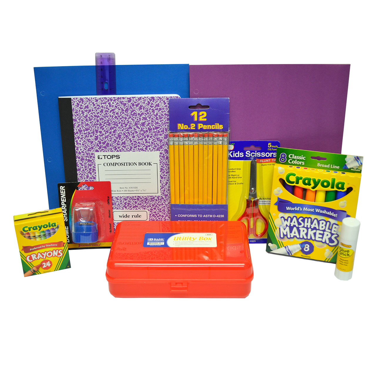 Bazic Primary School Kit (K-2nd Grade) -17PC