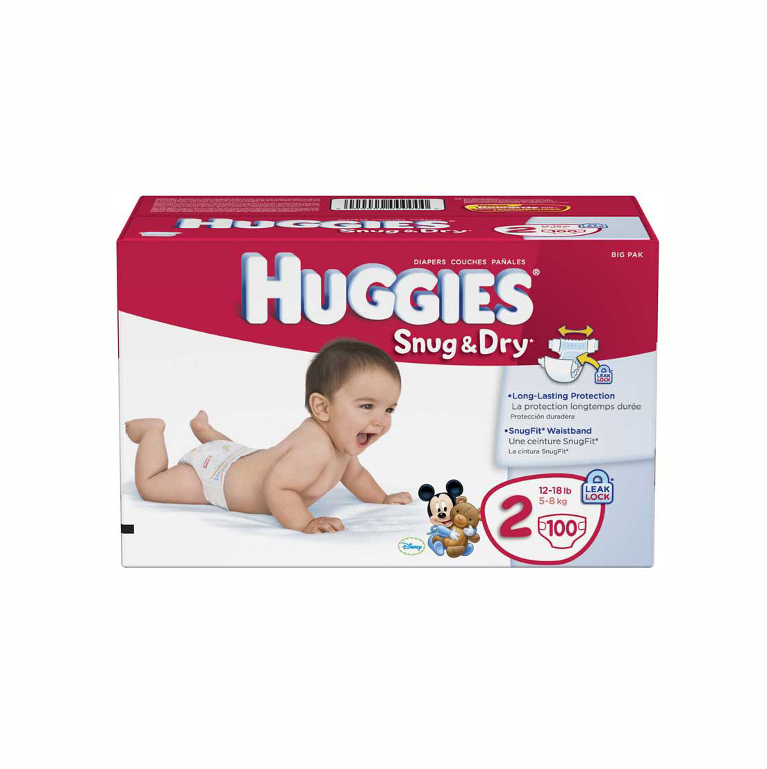 Huggies Snug and Dry Diapers Economy Plus, Size 4, 192 Count 