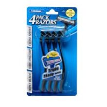 Men Triple Blade Razors Aloe Strip