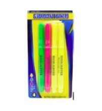 Highlighter Assorted 4pk